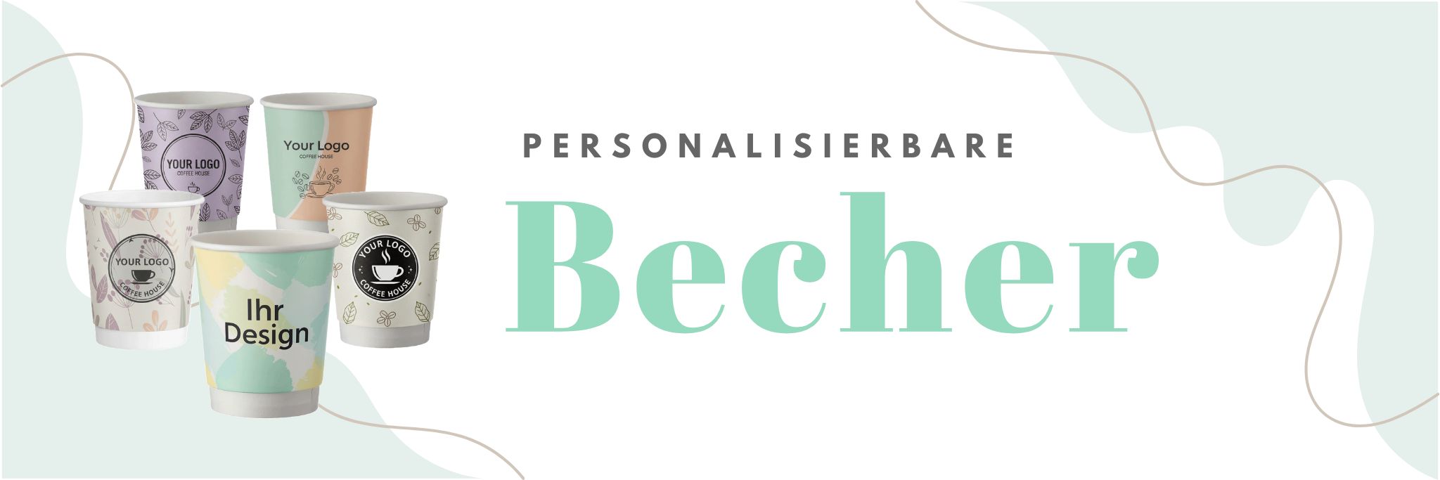 Personalisierbare Becher